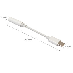 USB 3.1 Type-C Male to 3.5mm Female Headset Audio Adapter Cable