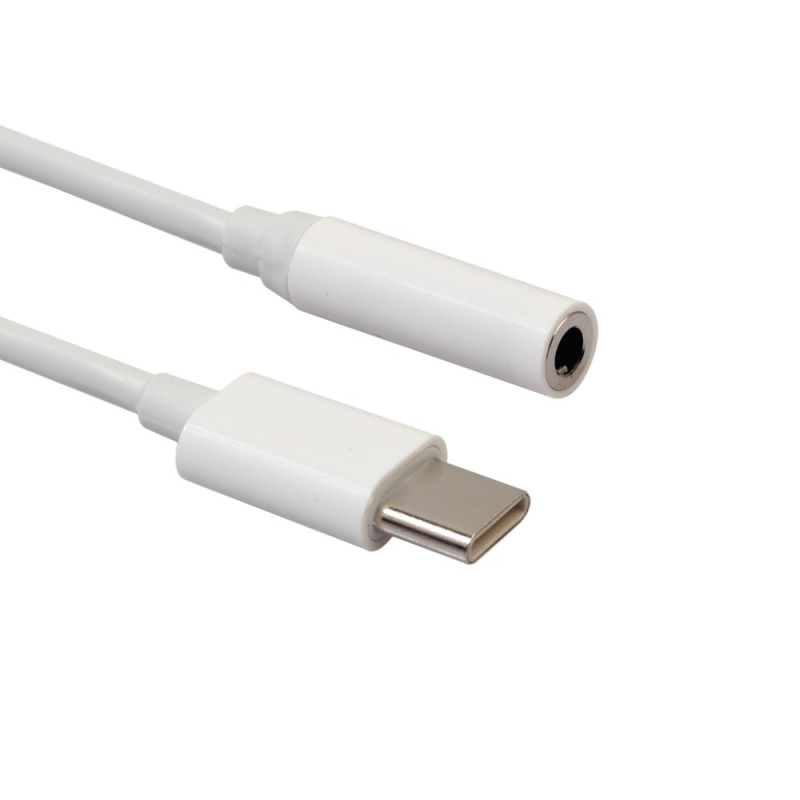 USB 3.1 Type-C Male to 3.5mm Female Headset Audio Adapter Cable