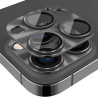 pour iPhone 14 Pro 6.1 inch / 14 Pro Max 6.7 inch Camera Lens Aluminum Alloy +  - Black