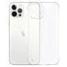 pour iPhone 14 6.1 inch Glossy Transparent Heat Dissipation Hard PC Precise Cutout Phone House Back Cover