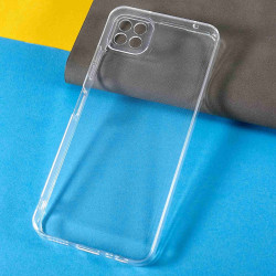 Space Series  pour Samsung Galaxy A22  (EU Version) Thickened Transparent TPU Mobile Phone House Anti-Fall Bumper