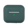 pour AirPods 3 Solid Color Bluetooth Earphone Silicone Protective House Cover - Dark Green