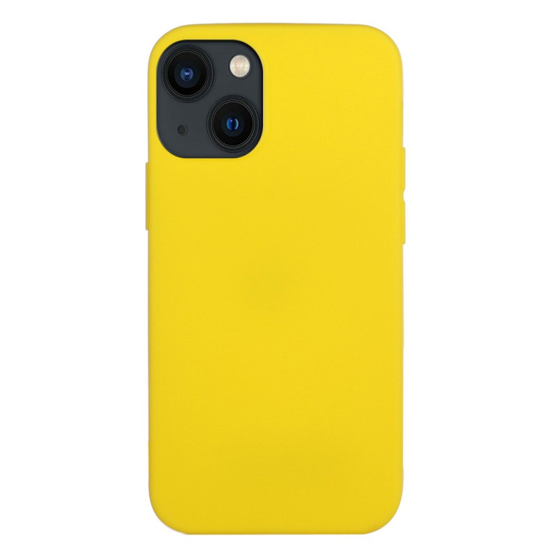 iPhone 14 6.1 inch Candy Color Shockproof TPU Phone House Mobile Phone Protective Back Cover - Yellow