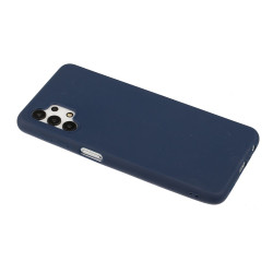 Matte Skin Shockproof TPU Phone House Shell Cover  pour Samsung Galaxy A32 /M32  - Dark Blue