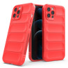 pour iPhone 12 Pro Max 6.7 inch TPU Phone House, Anti-fall Rugged Back Shell Cover - Red