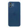 Precise Hole Opening Ultra-thin and Slim Hard PC House  pour iPhone 12 mini - Blue