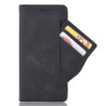 pour Samsung Galaxy Z Fold4  Well-Protected Anti-Fall Pen Slot Phone House PU Leather +  Slot Wallet Stand Design - Black