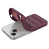 pour iPhone 14 6.1 inch Soft TPU House Rugged Back Shock Absorption Mobile Phone Cover - Wine Red