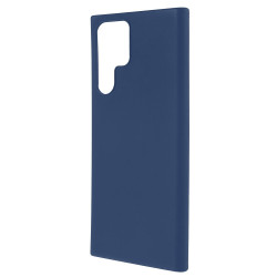 pour Samsung Galaxy S22 S22 Ultra  Slim Fit Soft TPU Phone Back Cover Protective Matte Finish Coating House - Dark Blue