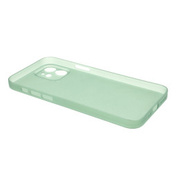 Precise Hole Opening Ultra-thin and Slim Hard PC House  pour iPhone 12 mini - Green