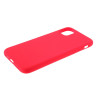 Double-sided Matte TPU House Cover  pour iPhone 11 Pro Max 6.5 inch - Red