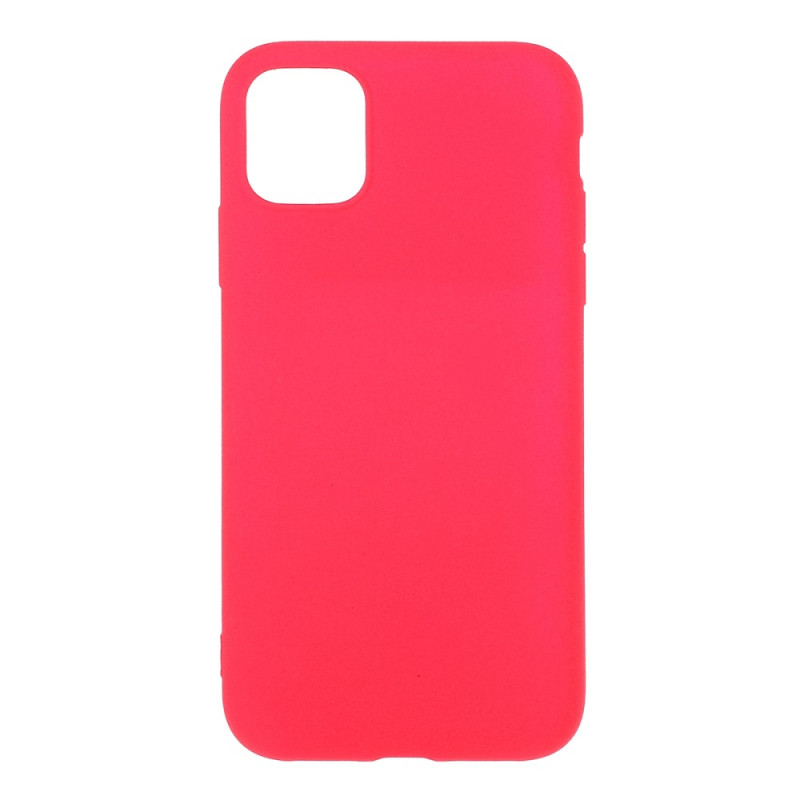 Double-sided Matte TPU House Cover  pour iPhone 11 Pro Max 6.5 inch - Red