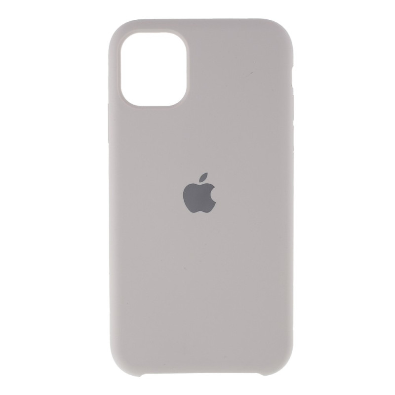 Silky Soft Solid Silicone Phone Cover  pour iPhone 11 Pro Max 6.5 inch (2019) - Grey