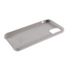 Silky Soft Solid Silicone Phone Cover  pour iPhone 11 Pro Max 6.5 inch (2019) - Grey