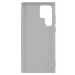 pour Samsung Galaxy S22 S22 Ultra  Slim Fit Soft TPU Phone Back Cover Protective Matte Finish Coating House - Grey