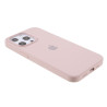 Solid Silicone House  pour iPhone 13 Pro Max 6.7 inch Mobile Phone Back Shell Cover - Pink