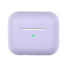 pour AirPods 3 Solid Color Bluetooth Earphone Silicone Protective House Cover - Lavender