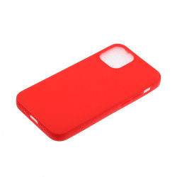 pour iPhone 14 6.1 inch Candy Color Shockproof TPU Phone House Mobile Phone Protective Back Cover - Red