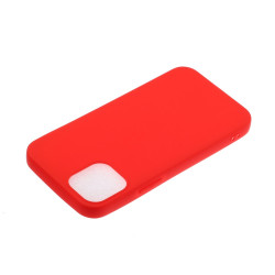 pour iPhone 14 6.1 inch Candy Color Shockproof TPU Phone House Mobile Phone Protective Back Cover - Red