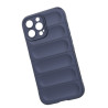 pour iPhone 13 Pro Max 6.7 inch Shockproof Rugged Back Shell TPU Phone House - Dark Blue