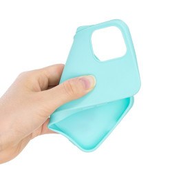 Pure Colour Matte Soft TPU Cover Phone House  pour iPhone 12 Pro / iPhone 12 - Baby Blue