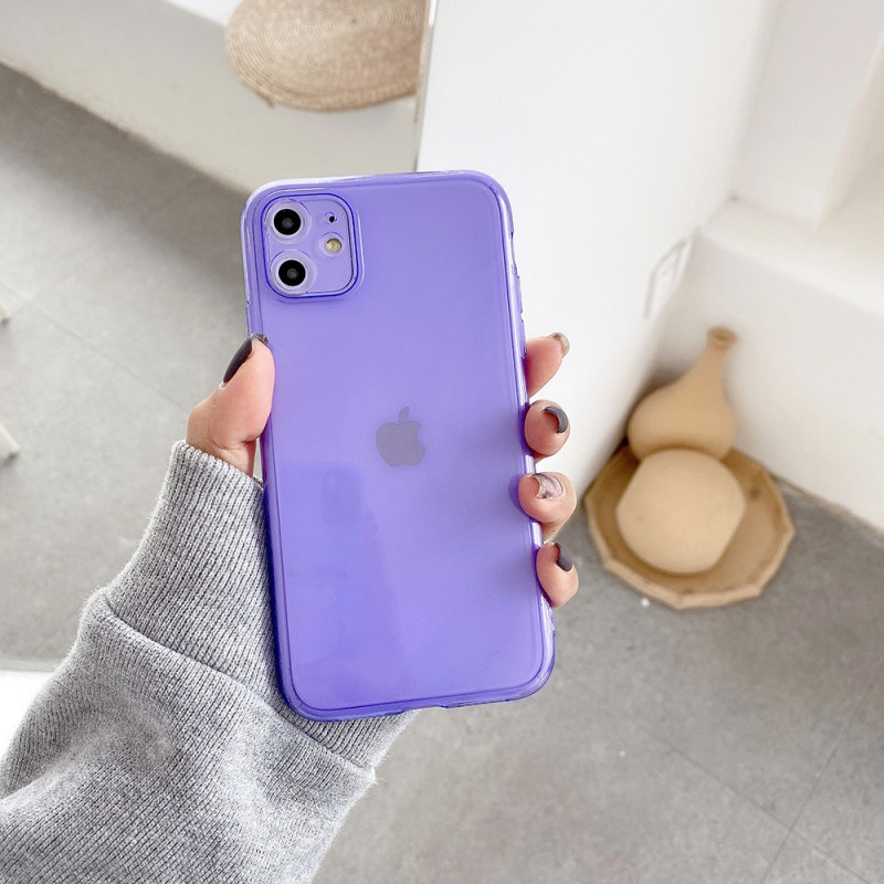 Iridescent TPU Phone House  pour iPhone 11 6.1-inch - Purple