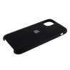 Silky Soft Solid Silicone Phone Cover  pour iPhone 11 Pro Max 6.5 inch (2019) - Black