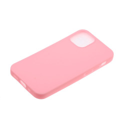 pour iPhone 14 6.1 inch Candy Color Shockproof TPU Phone House Mobile Phone Protective Back Cover - Deep Pink