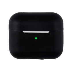 pour AirPods 3 Solid Color Bluetooth Earphone Silicone Protective House Cover - Black