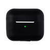 pour AirPods 3 Solid Color Bluetooth Earphone Silicone Protective House Cover - Black