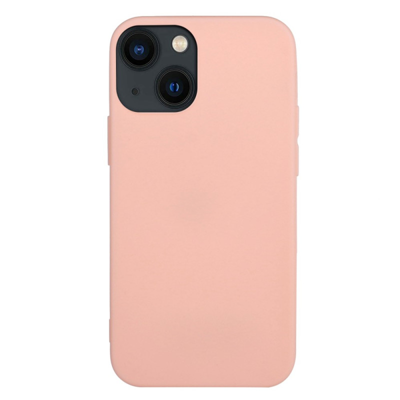 pour iPhone 14 6.1 inch Candy Color Shockproof TPU Phone House Mobile Phone Protective Back Cover - Light Pink