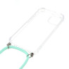 House Cover with Lanyard  pour iPhone 13 Pro 6.1 inch - Mint Green