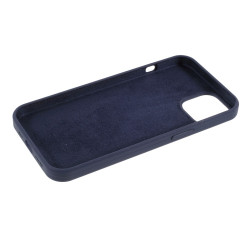 Solid Silicone House Drop-proof Cell Phone Protective Cover Shell  pour iPhone 13 6.1 inch - Dark Blue