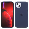 Solid Silicone House Drop-proof Cell Phone Protective Cover Shell  pour iPhone 13 6.1 inch - Dark Blue