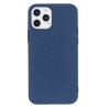 Pure Colour Matte Soft TPU Cover Phone House  pour iPhone 12 Pro / iPhone 12 - Dark Blue