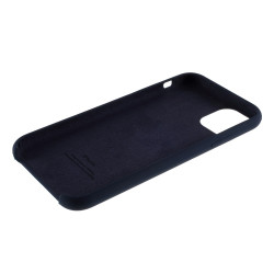 Silky Soft Solid Silicone Phone Cover  pour iPhone 11 Pro Max 6.5 inch (2019) - Dark Blue