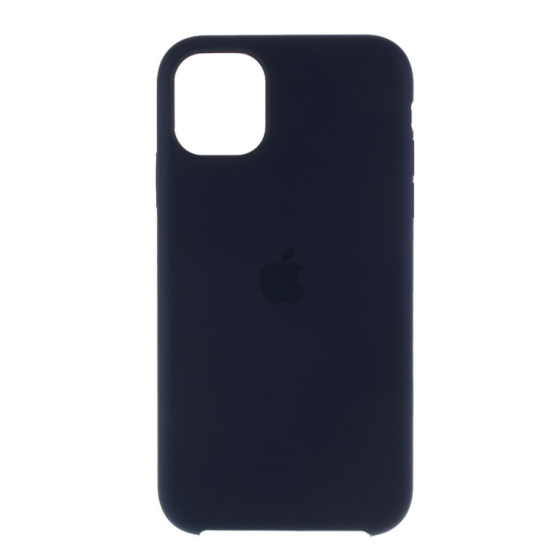 Silky Soft Solid Silicone Phone Cover  pour iPhone 11 Pro Max 6.5 inch (2019) - Dark Blue