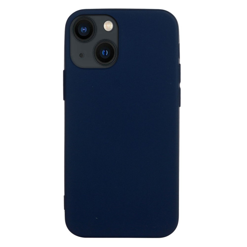 pour iPhone 14 6.1 inch Candy Color Shockproof TPU Phone House Mobile Phone Protective Back Cover - Dark Blue