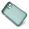 pour iPhone 13 6.1 inch Bump Proof Rugged Back Shell Soft TPU Phone House - Light Grey