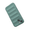 pour iPhone 13 6.1 inch Bump Proof Rugged Back Shell Soft TPU Phone House - Light Grey