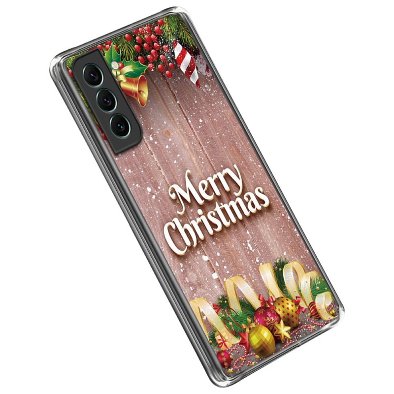 pour Samsung Galaxy S22  Christmas House Anti-drop Protective Xmas Phone Cover - Merry Christmas