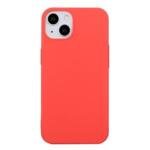 For iPhone 15 Matte Slim-Fit Phone Shell TPU Phone Case Soft Smartphone Back Cover - Red