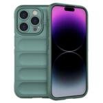 For iPhone 15 Pro Max Anti-Scratch TPU Cell Phone Case Anti-drop Rugged Phone Back Cover - Green