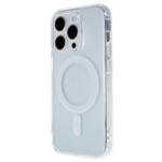For iPhone 15 Pro Max Clear Protective Cover Acrylic+TPU Magnetic Phone Case Compatible with MagSafe