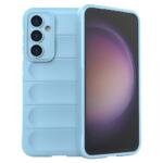 Rugged TPU Shell for Samsung Galaxy S23 FE , Anti-slip Drop Protection Phone Case - Baby Blue