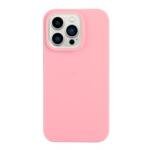 For iPhone 15 Pro Max Matte TPU Phone Back Cover Anti-fingerprint Mobile Phone Protective Case - Pink