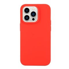 For iPhone 15 Pro Matte Soft TPU Phone Case Ultra Slim Anti-fingerprint Mobile Phone Back Cover - Red