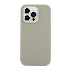 For iPhone 15 Pro Matte Soft TPU Phone Case Ultra Slim Anti-fingerprint Mobile Phone Back Cover - Grey