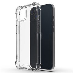 For iPhone 15 Clear Four Corner Drop Resistant TPU Frame + Acrylic Back Cover Phone Case
