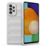For Samsung Galaxy A52 4G/5G/A52s 5G Non-Slip Soft TPU Phone Case Drop-Proof Cell Phone Protective Cover - White